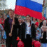 В парадной форме, с Георгиевской лентой на груди 9 мая жители села Радиомайка приняли участие во всероссийской акции «Бессмертный полк». - Управление культуры, спорта и молодёжной политики
